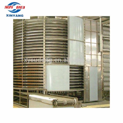 IQF spiral freezer machine for meat and shrimp